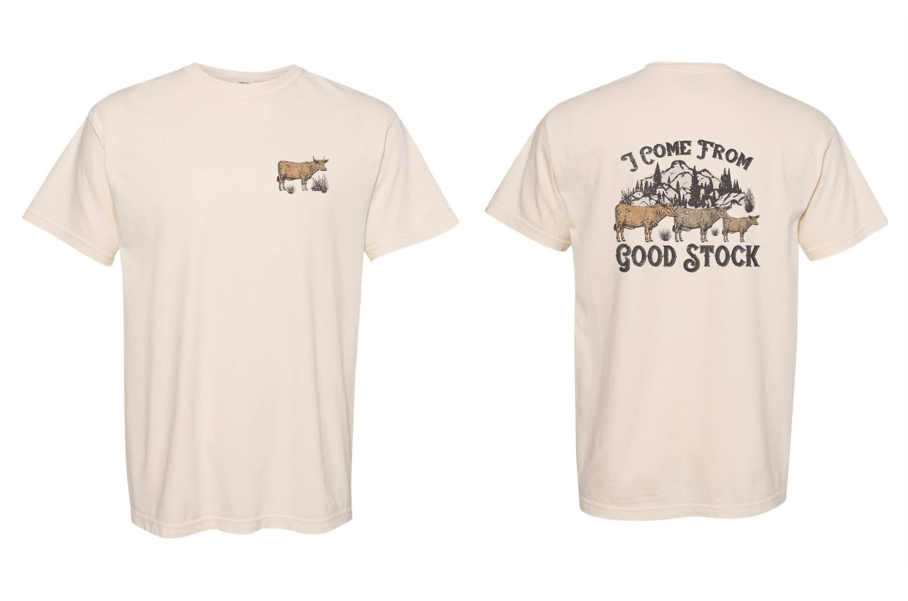I Come From Good Stock Kids Western Graphic T-Shirt