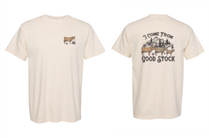 I Come From Good Stock Kids Western Graphic T-Shirt